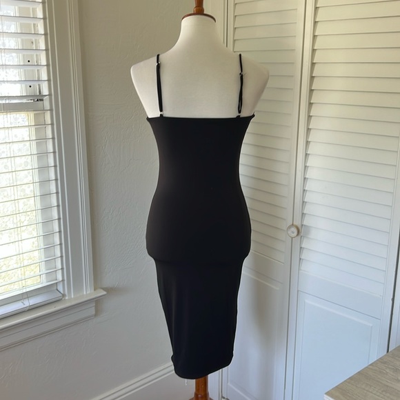 Black Midi Dress - Picture 2 of 3